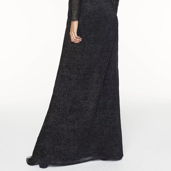 Ba&sh Charlie Stunning Special Occasion Black Tie Evening Gown Slit Sexy - Picture 4 of 8